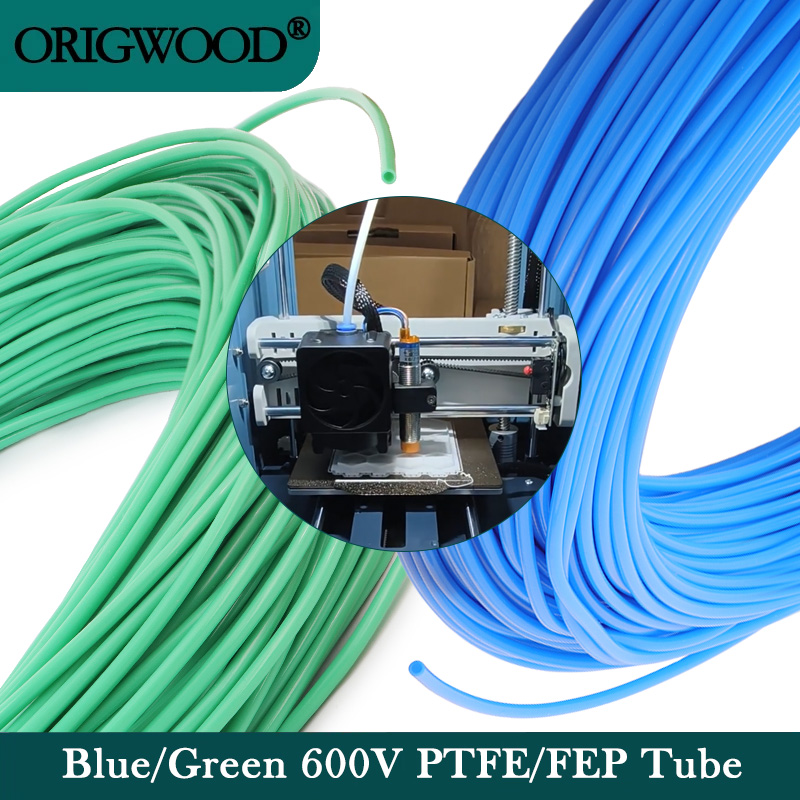 Ptfe Tape Thread - Синяя/зеленая трубка из ПТФЭ 600В, диаметр