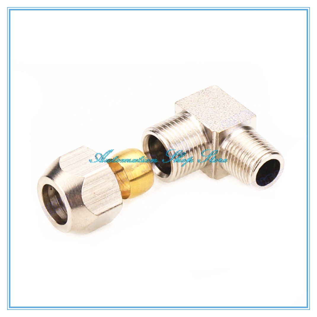 Compression Fitting Brass - Пневматические фитинги, латунный наружный диаметр 4,