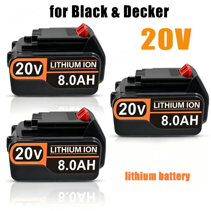 Black+Decker Tool Cordless - Аккумулятор 20В 3.0Ач 4.0Ач BL2018, замена
