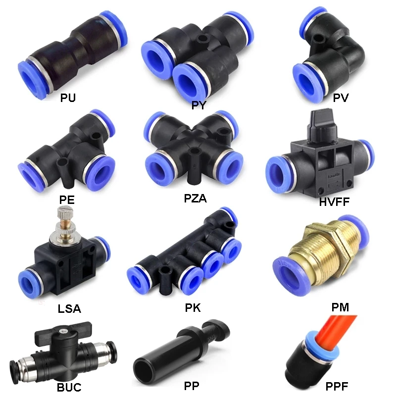 Пневматические фитинги Быстрый – обзор и цена Compression Fitting Brass